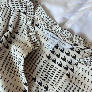 41 Hawthorn Off White Short Sleeve Blouse